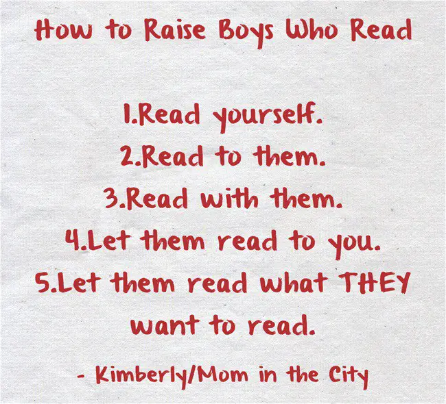 How to Raise Boys Who Love Reading