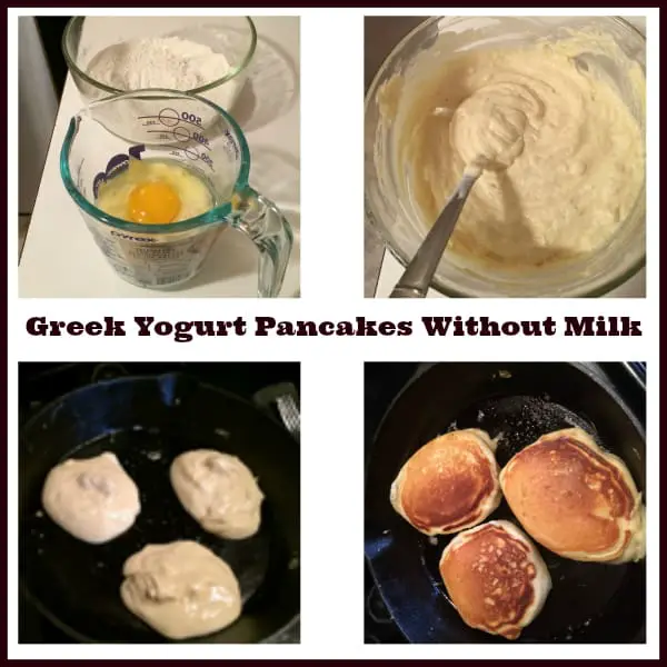 Greek Yogurt Pancakes Without Milk
