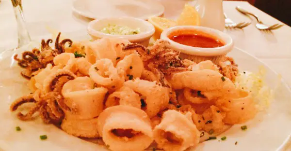 Lemon Spiced Calamari from Seven Bistro in NYC