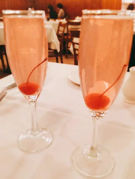 PINK LADY cocktail - X Rated Fusion topped with Prosecco