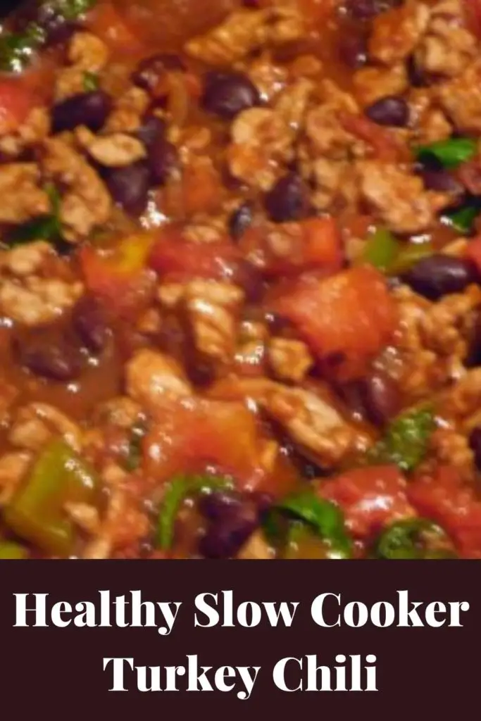 healthy slow cooker turkey chili - mom in the city