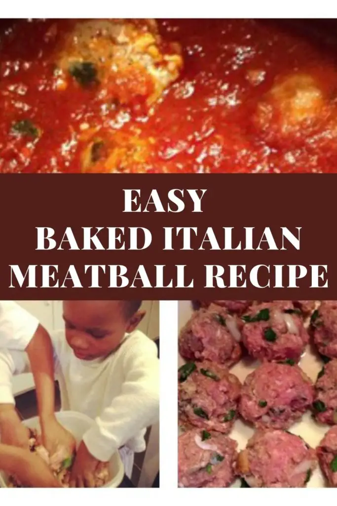 baked italian meatball recipes easy