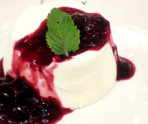 Lidia Bastianich's Panna Cotta with Berries Recipe