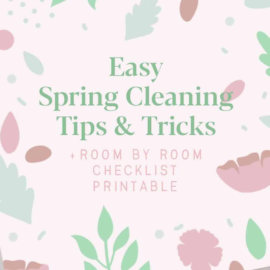 Spring Cleaning Checklist Printable - How To Deep Clean Your Home