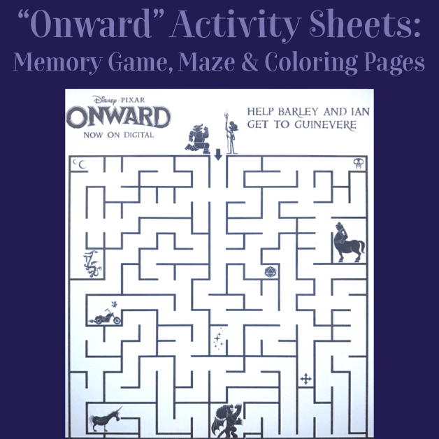 onward activity sheets