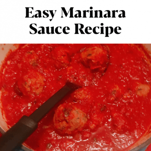 easy marinara sauce