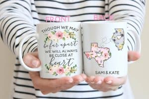 custom long distance Mother's Day mugs