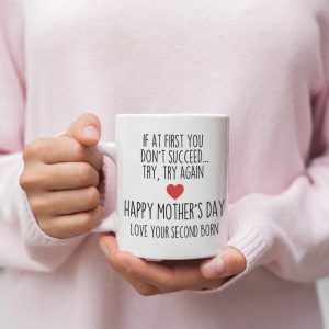 funny second born mother's day mug