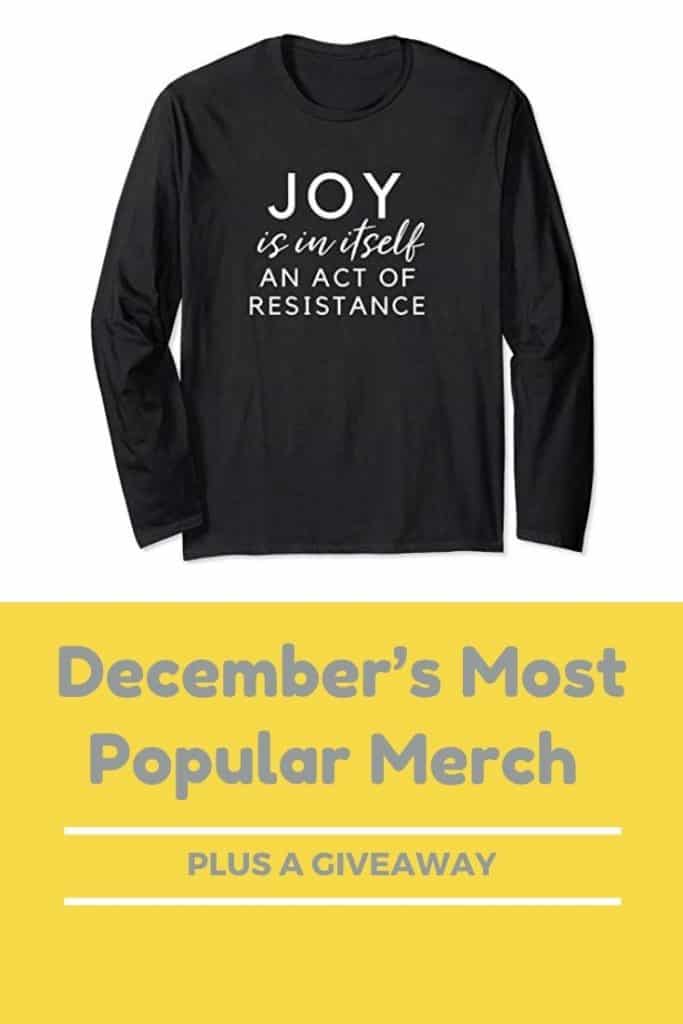 December’s Most Popular Merch + Giveaway