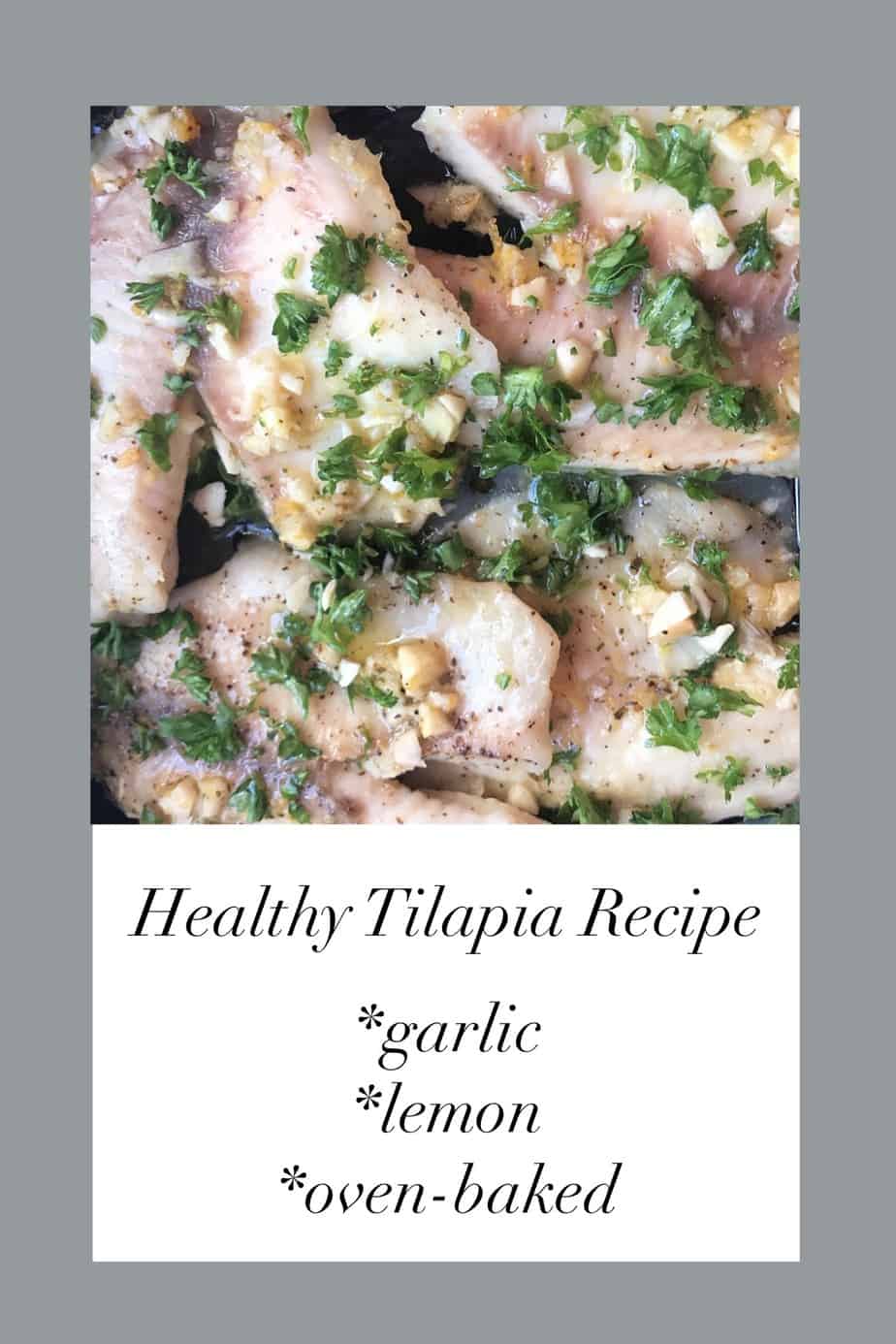 Dinner Recipes - Simple Healthy Tilapia Recipe With Garlic and Lemon