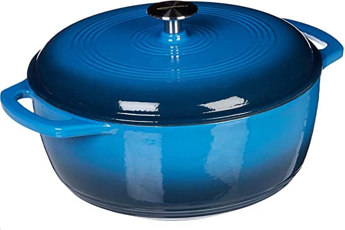 enameled cast iron covered dutch oven 
