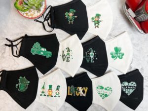 St. Patrick's Day Gift Ideas  - St. Patrick’s Day Face Masks