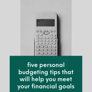 personal budgeting tips