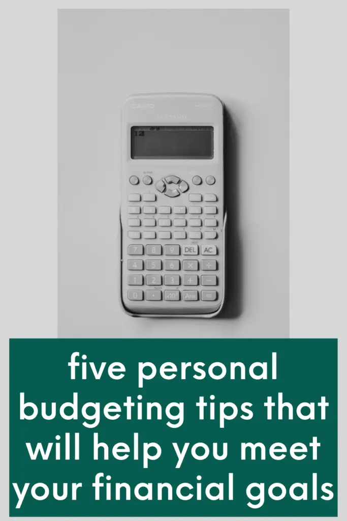 personal budgeting tips pinterest