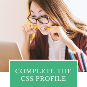 complete the css profile