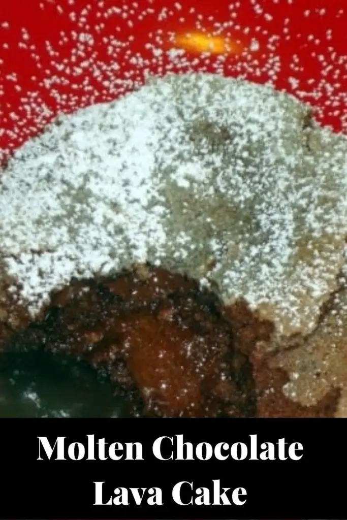 molten chocolate lava cake