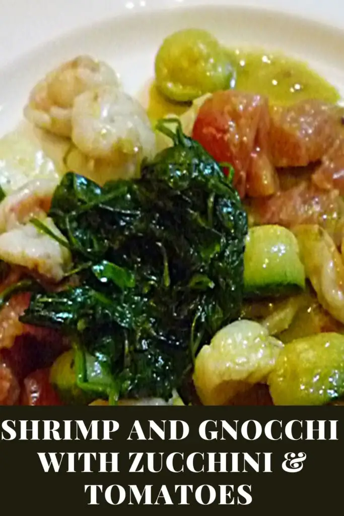 Shrimp and Gnocchi Recipe With Zucchini and Tomatoes in a Basil Sauce - mom in the city