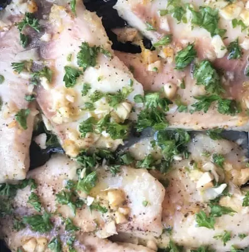 Simple Healthy Tilapia Recipe With Garlic and Lemon