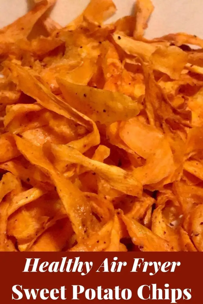 Healthy Air Fryer Sweet Potato Chips - Mom in the City