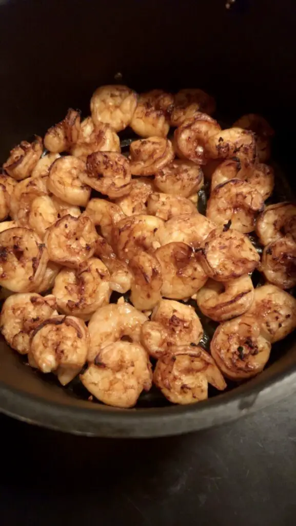 shrimp hoisin - easy air fryer shrimp recipe (only 7 minutes)